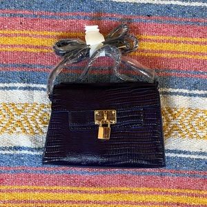 Metallic “Snake skin” purse